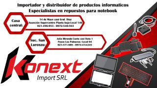 servicio tecnico lenovo asuncion Konext Import SRL repuestos para notebook